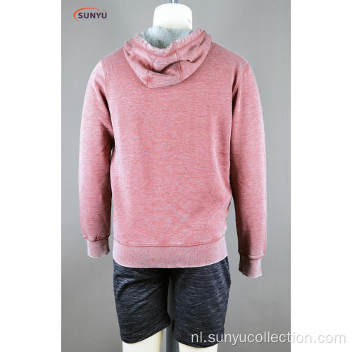 Mannen Simple Cardigan Sweatjacke met capuchon